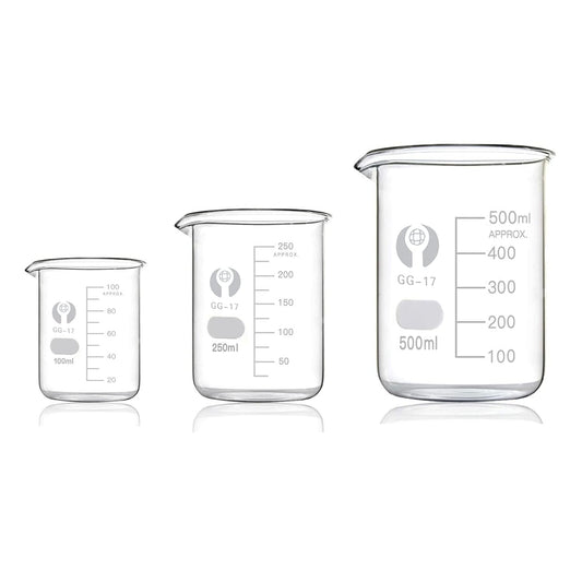 Set pahare de laborator din sticlă borosilicată pentru laborator